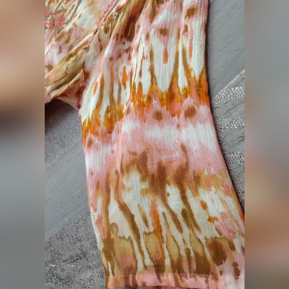 👚 Sundance Women's Top 100% Silk Flawed - Picture 11 of 16